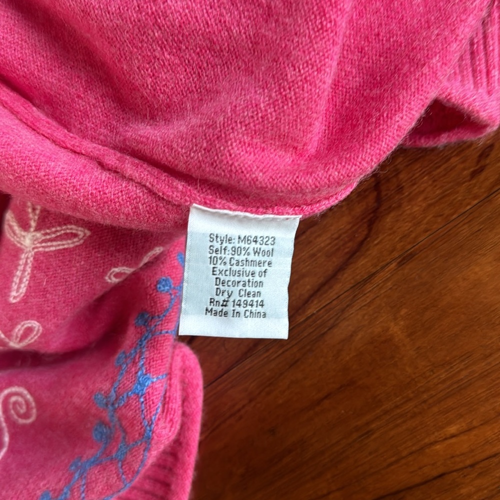 Johnny Was Ryan Zip Up Hoodie in Fuchsia XL NWT - Picture 9 of 13